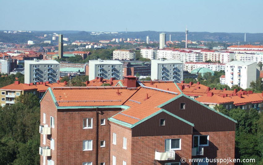 From the top of Guldheden water tower.