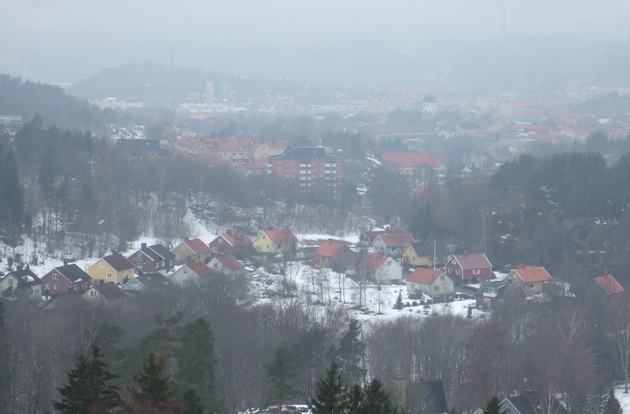 Uddevalla view from Äsperöd.